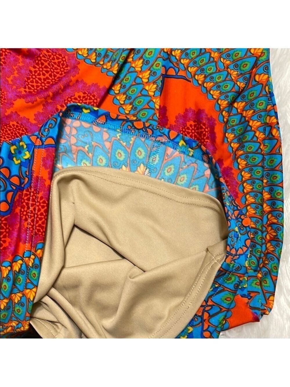 Ellen Tracy Multi Color Sheath Dress Sz 8P - Picture 13 of 14